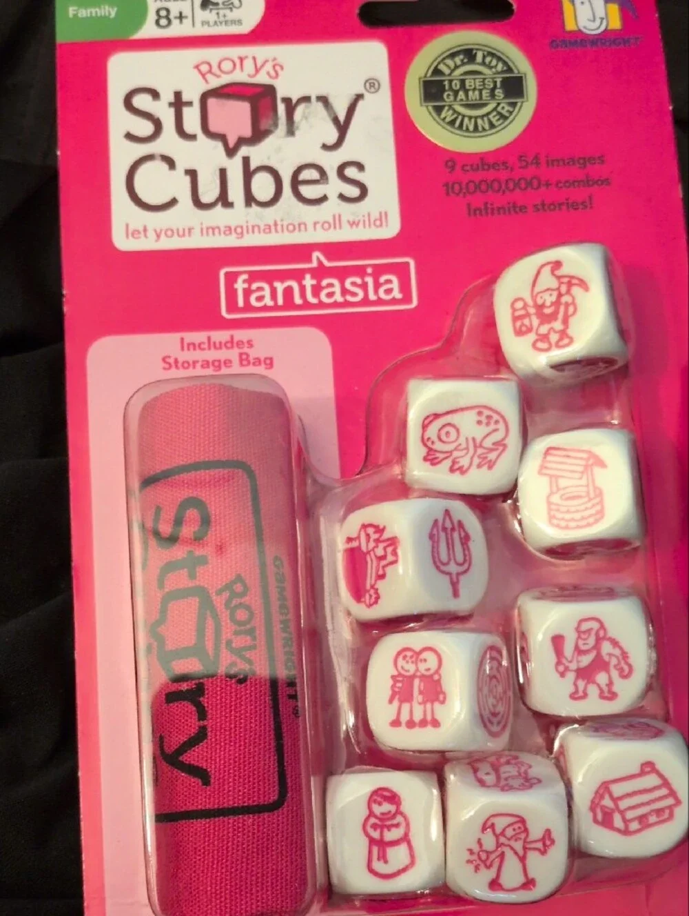 Fantasia - Pink Story Dice Game for Kids & Families